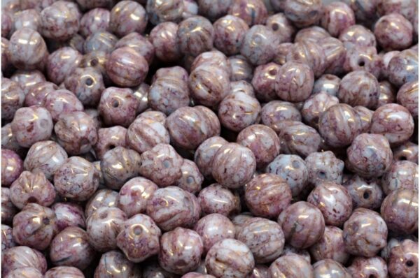 Melon Beads 6x6mm - Image 1