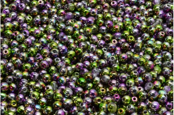 Round Druck Beads 3mm - Image 1