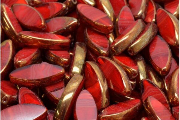 TCB Ship Flat Beads 18x7mm - Image 1