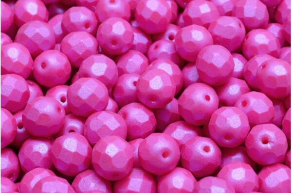 Firepolished Round Beads 8mm - Image 1