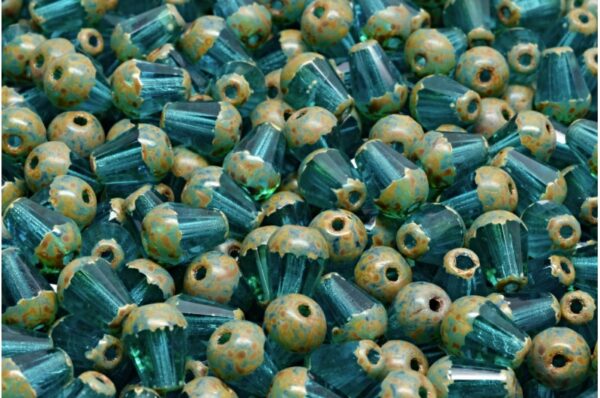 Firepolished Drop Beads 8x6mm - Image 1
