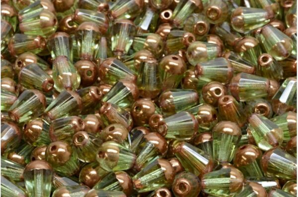 Firepolished Drop Beads 8x6mm - Image 1