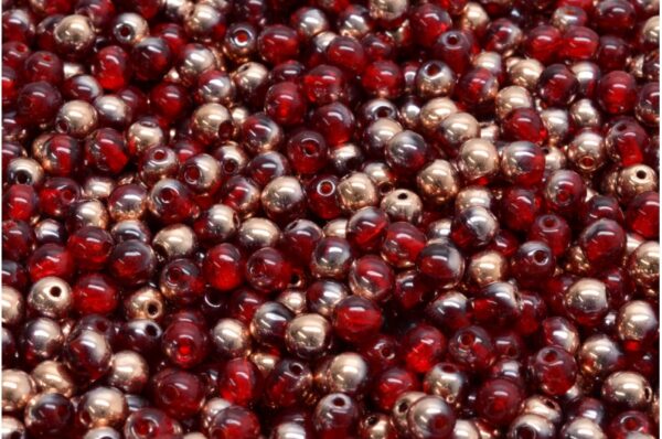 Round Druck Beads 4mm - Image 1