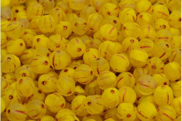 Melon Beads 6x6mm - Image 1