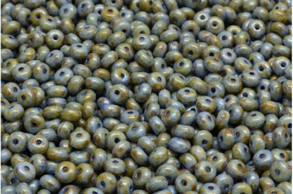 Rondelle Druck Beads 2,5x4mm - Image 1