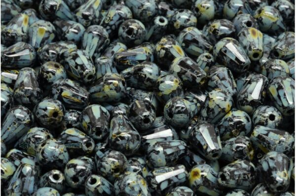 Firepolished Drop Beads 8x6mm - Image 1