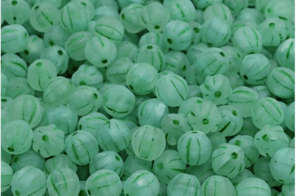 Melon Beads 6x6mm - Image 1
