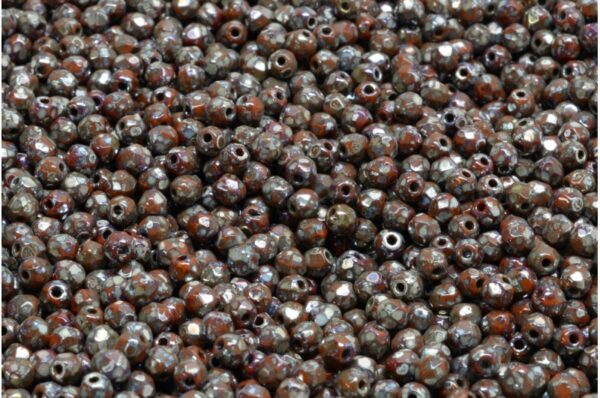 Firepolished Round Beads 3mm - Image 1