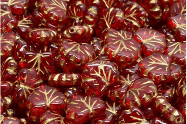 Maple Leaf Beads 13x11mm - Image 1