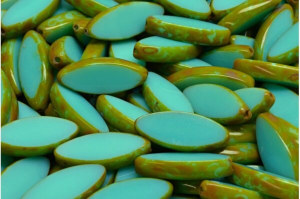 TCB Ship Flat Beads 18x7mm - Image 1