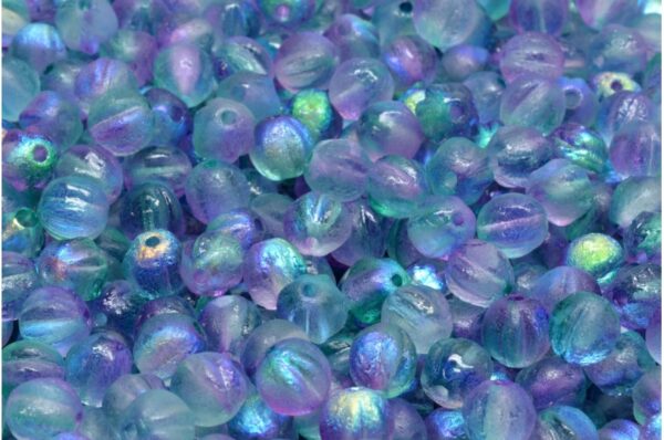 Melon Beads 6x6mm - Image 1