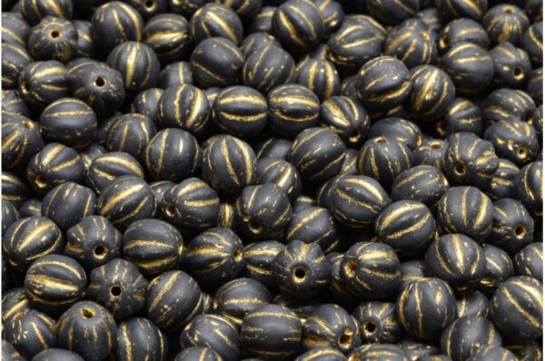 Melon Beads 6x6mm - Image 1