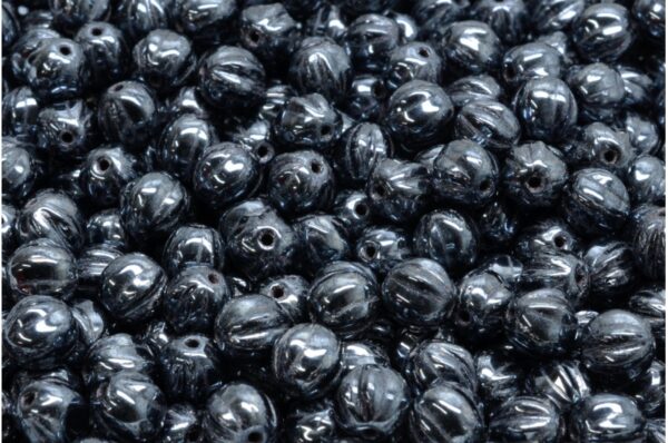 Melon Beads 6x6mm - Image 1