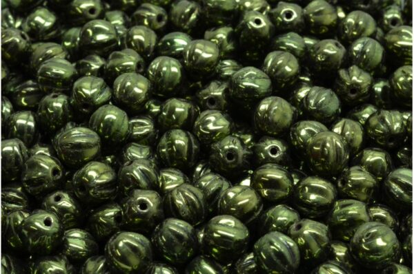 Melon Beads 6x6mm - Image 1