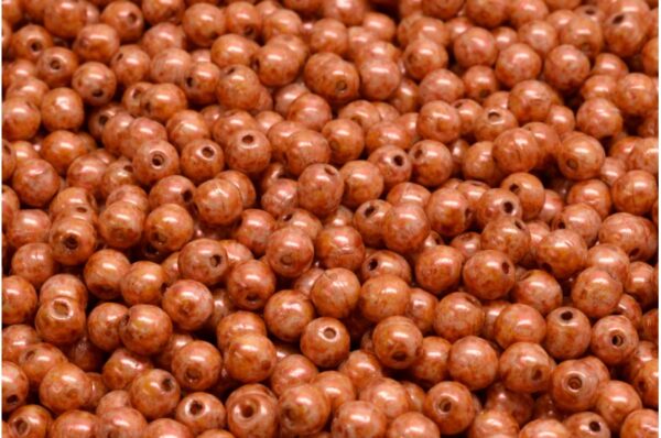 Round Druck Beads 4mm - Image 1