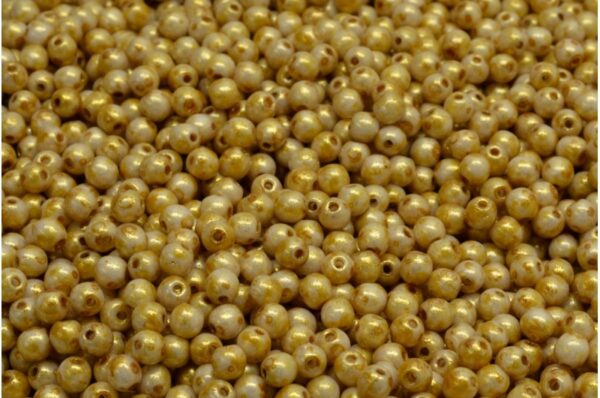 Round Druck Beads 3mm - Image 1
