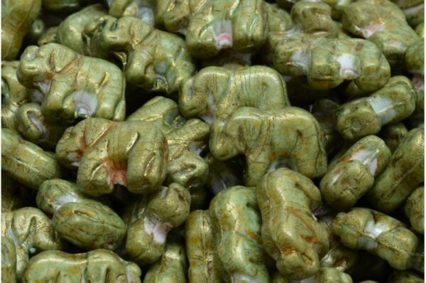 Elephant Beads 15x11mm - Image 1