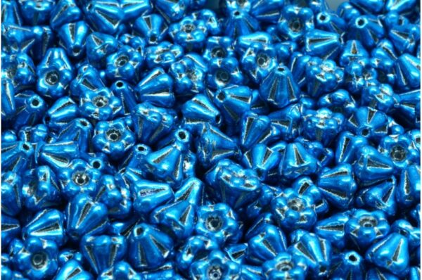 Bell Flower Beads 4x6mm - Image 1