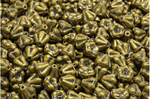 Bell Flower Beads 4x6mm - Image 1