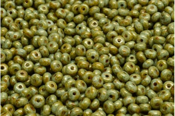 Rondelle Druck Beads 2,5x4mm - Image 1