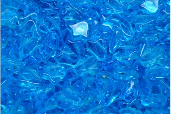 2 Holes Flat Tulip Bell Beads 9x9mm - Image 1