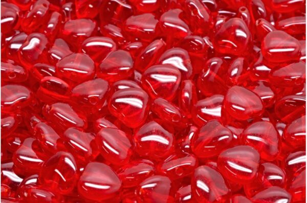 Heart Beads 8x8mm - Image 1