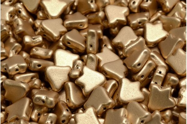 2 Holes Flat Tulip Bell Beads 9x9mm - Image 1