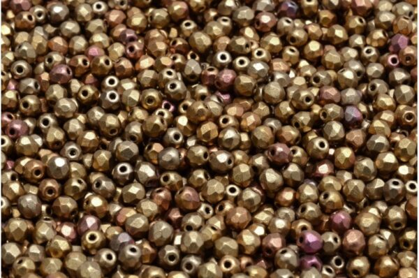 Firepolished Round Beads 3mm - Image 1