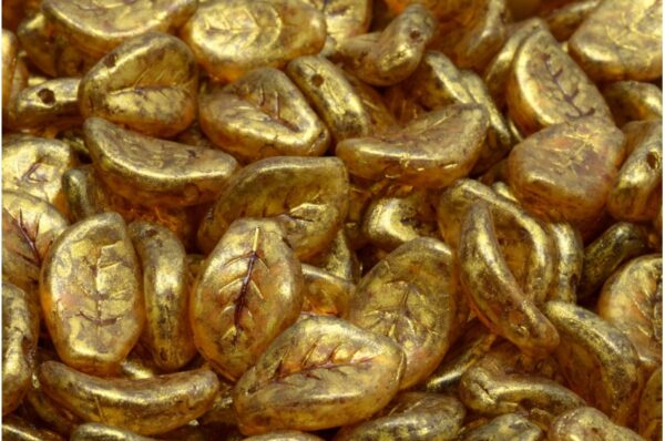 Wavy Leaf Beads 9x14mm - Image 1