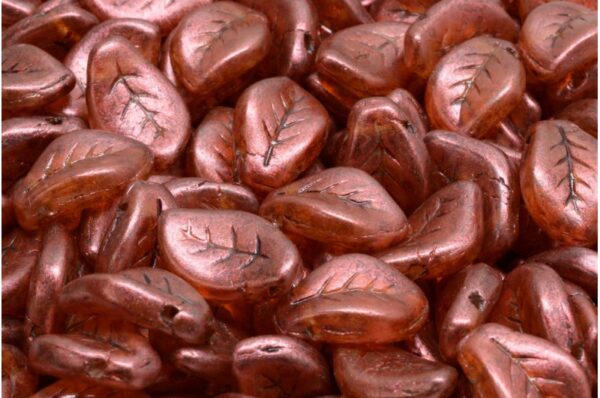 Wavy Leaf Beads 9x14mm - Image 1