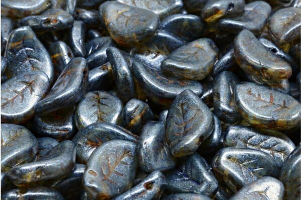 Wavy Leaf Beads 9x14mm - Image 1