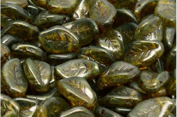 Wavy Leaf Beads 9x14mm - Image 1