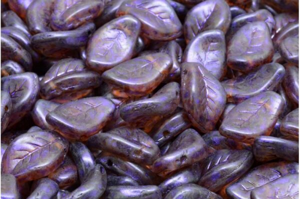 Wavy Leaf Beads 9x14mm - Image 1