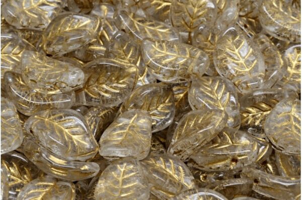 Wavy Leaf Beads 9x14mm - Image 1