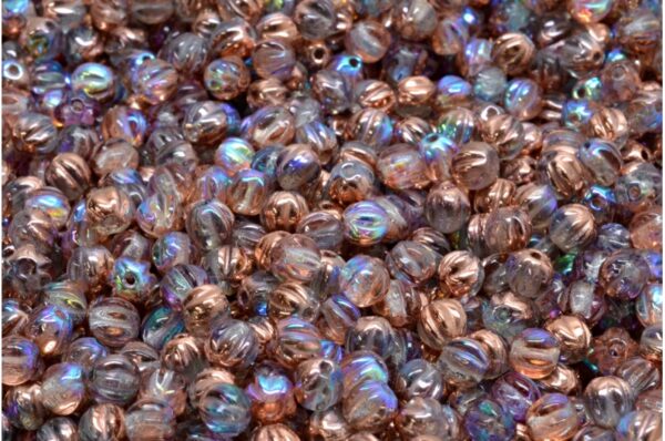 Melon Beads 4x4mm - Image 1