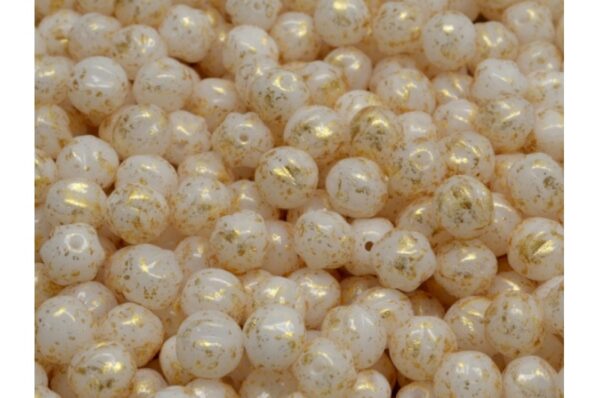 Melon Beads 6x6mm - Image 1