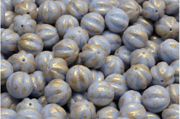 Melon Beads 8x8mm - Image 1