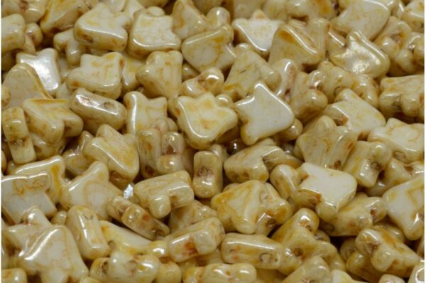 2 Holes Flat Tulip Bell Beads 9x9mm - Image 1