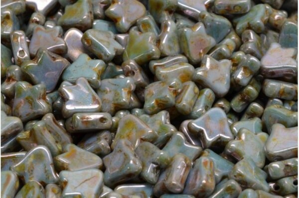 2 Holes Flat Tulip Bell Beads 9x9mm - Image 1