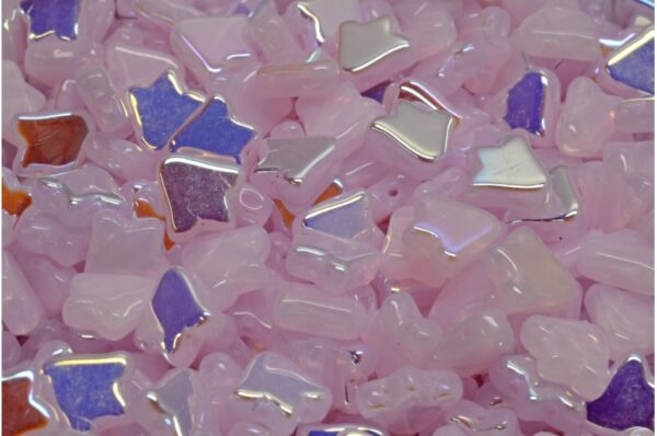 2 Holes Flat Tulip Bell Beads 9x9mm - Image 1