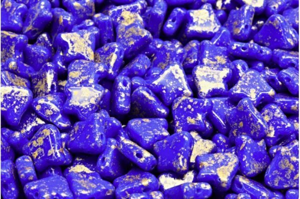 2 Holes Flat Tulip Bell Beads 9x9mm - Image 1