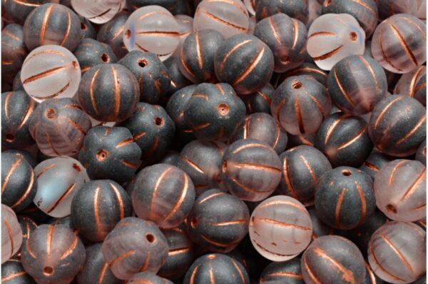 Melon Beads 8x8mm - Image 1