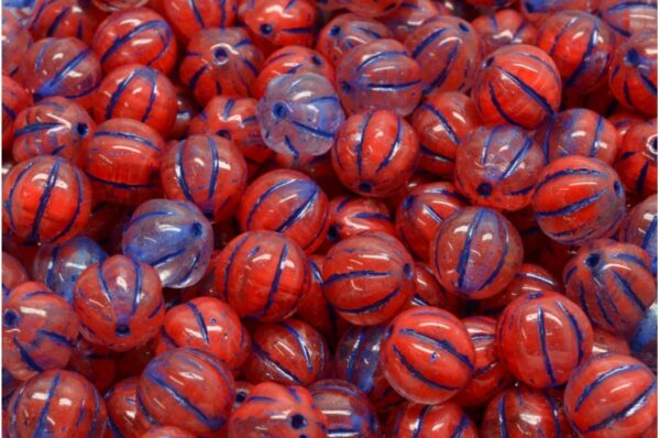 Melon Beads 8x8mm - Image 1