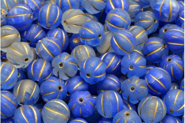 Melon Beads 8x8mm - Image 1