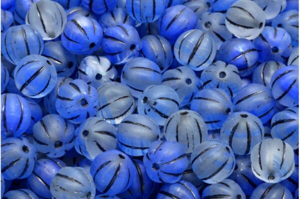 Melon Beads 8x8mm - Image 1