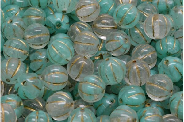 Melon Beads 8x8mm - Image 1