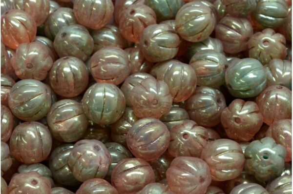 Melon Beads 8x8mm - Image 1