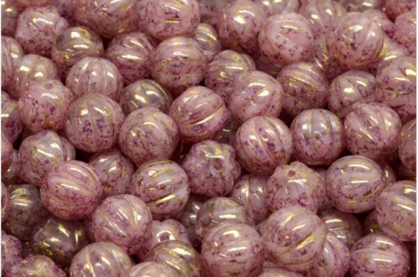 Melon Beads 8x8mm - Image 1