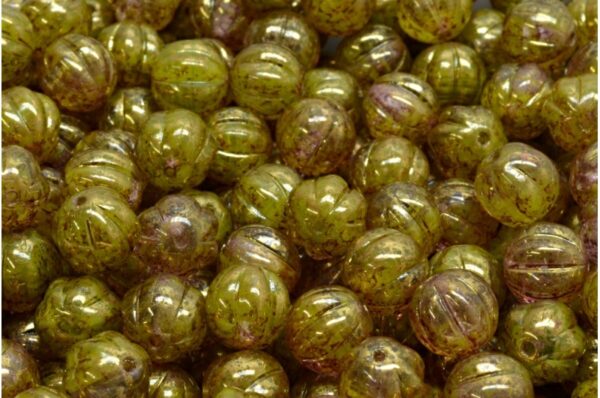 Melon Beads 8x8mm - Image 1