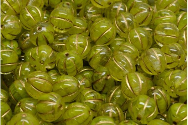 Melon Beads 8x8mm - Image 1